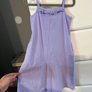 Janie and Jack Lavender Sleeveless Romper 2 years and worn once